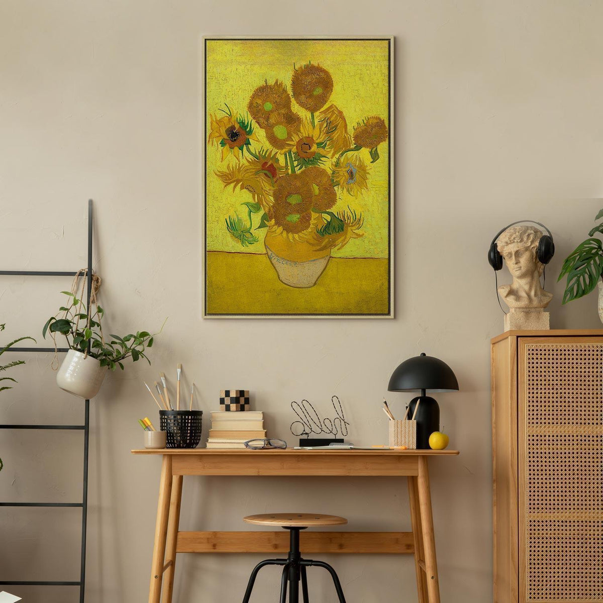 Leinwandbild - Vincent van Gogh – Still Life: Vase With Fifteen Sunflowers
