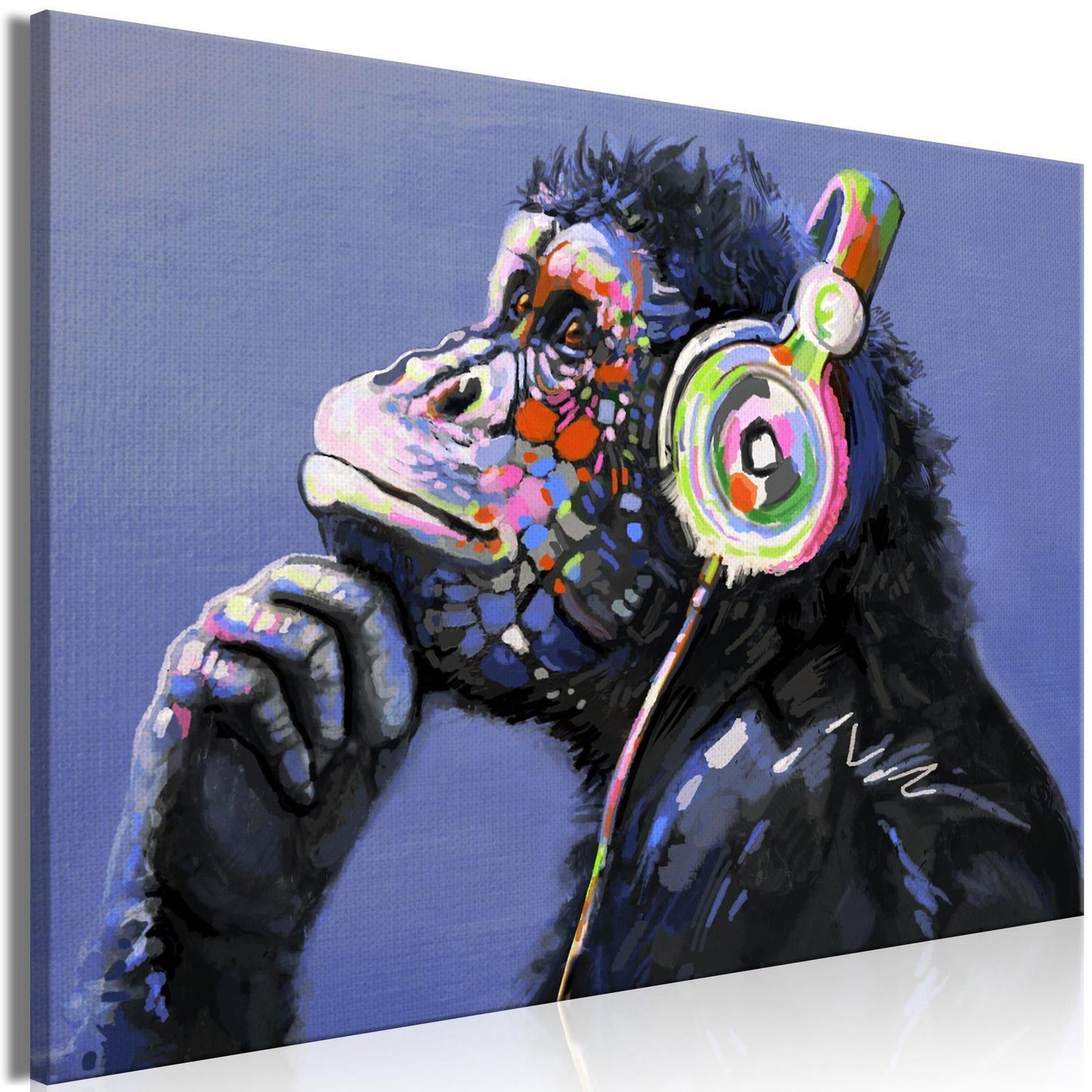 Leinwandbild - Musical Monkey (1 Part) Wide Artgeist