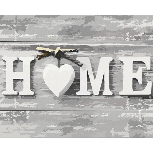 Malen nach Zahlen - Home (Letters)