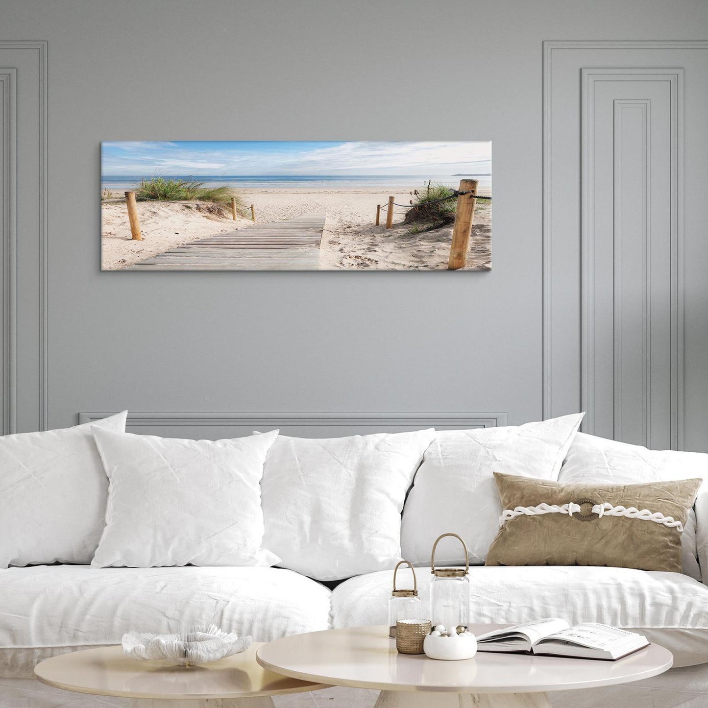 Leinwandbild - Charming Beach Artgeist