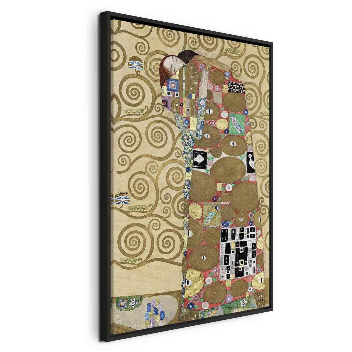 Leinwandbild - Gustav Klimt – The Fulfillment