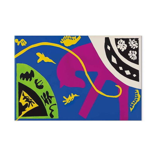 Leinwandbild - Henri Matisse – Horse, Rider and Clown (from Jazz)