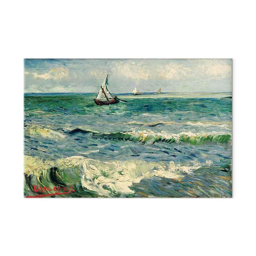 Leinwandbild - Vincent van Gogh – Seascape at Saintes-Maries