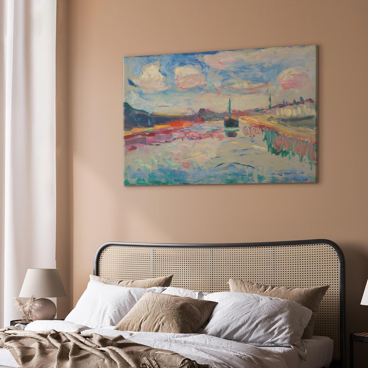 Leinwandbild - Henri Matisse – Canal du Midi