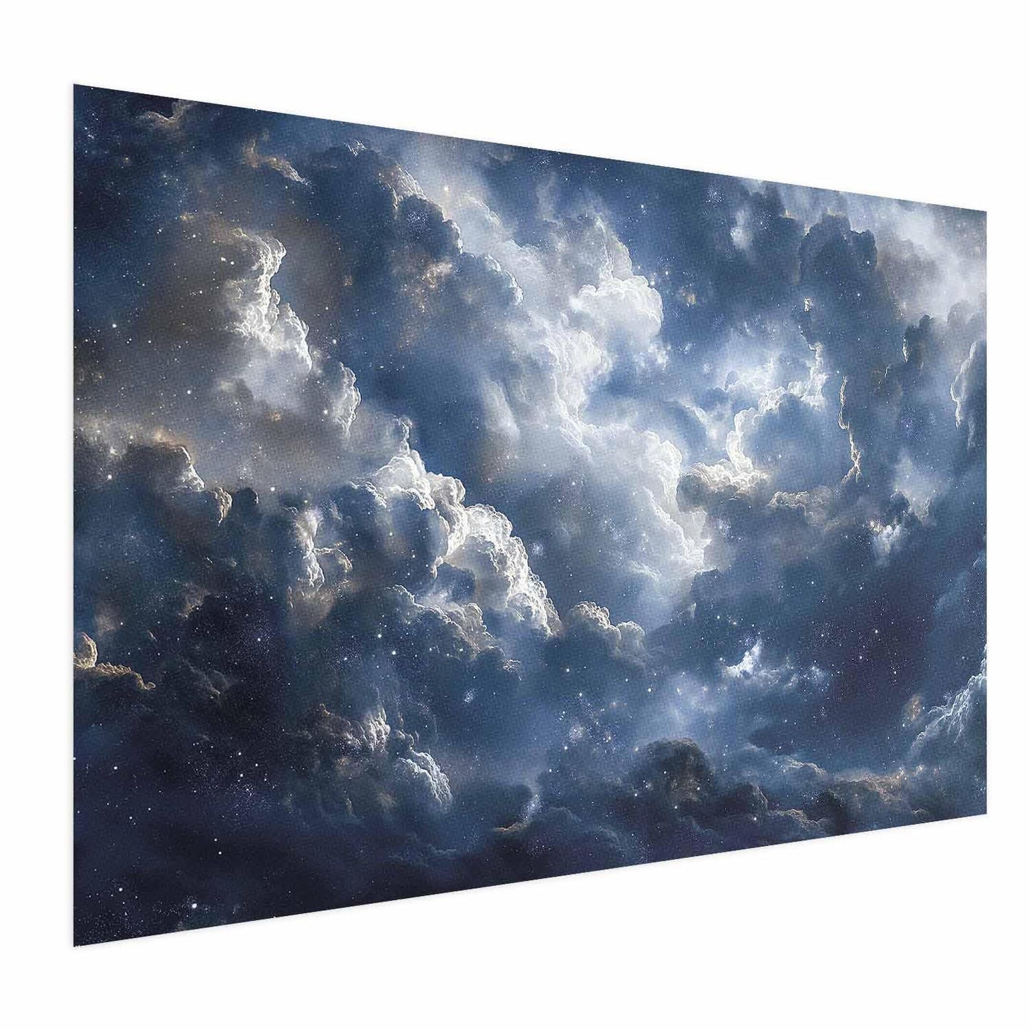 Poster - Astronomical Wonders: Clouds and Stars in Harmonious Union Artgeist