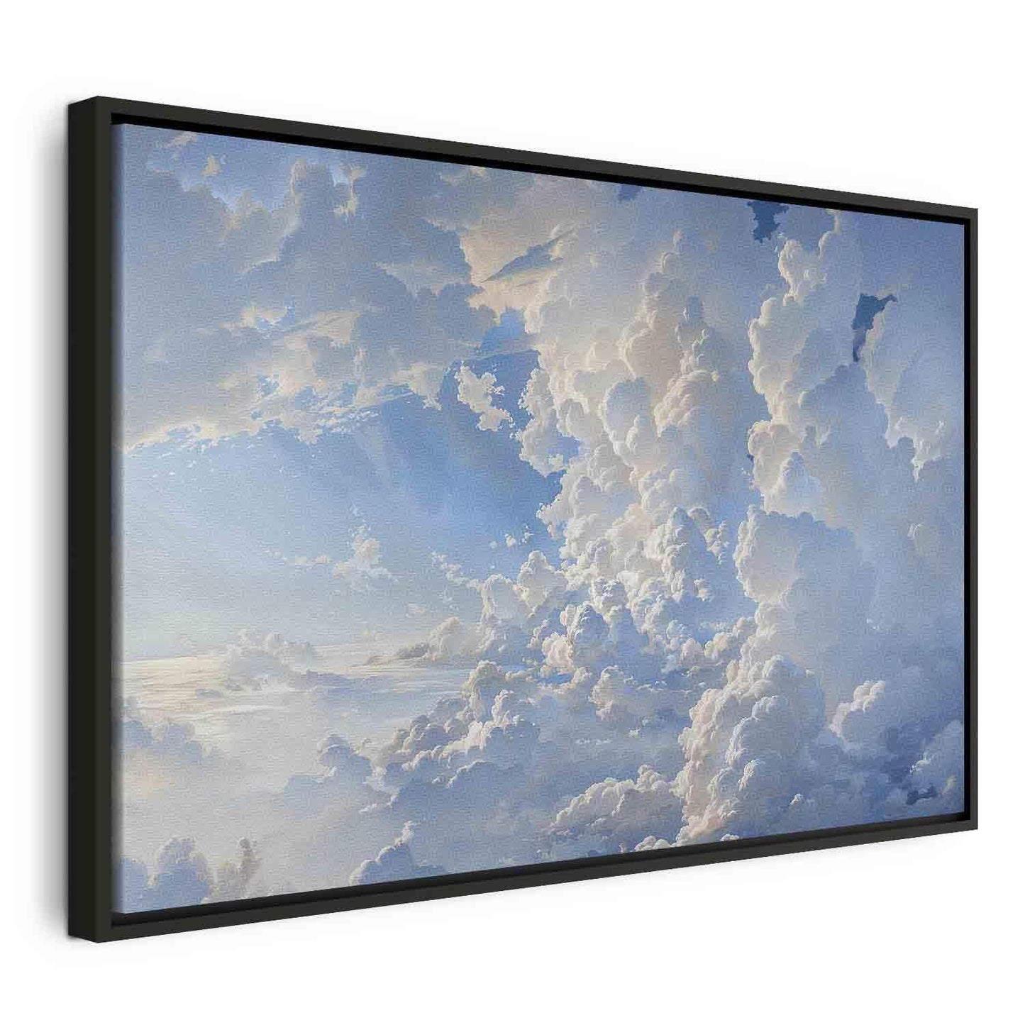 Leinwandbild - The Sun Revealing the Secrets of the Clouds: Spectacular Images in the Sky Artgeist