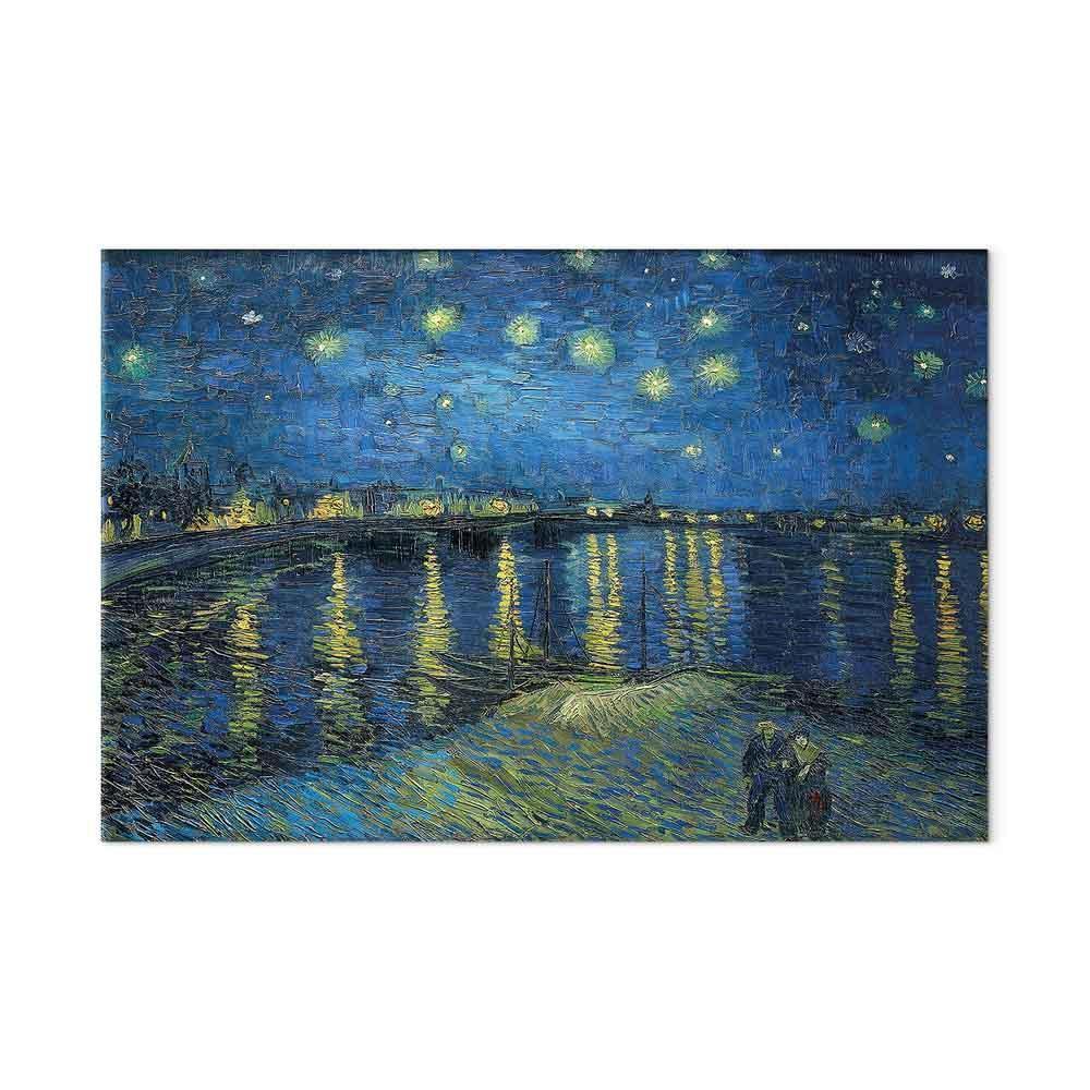 Leinwandbild - Vincent van Gogh – Starry Night Over the Rhône