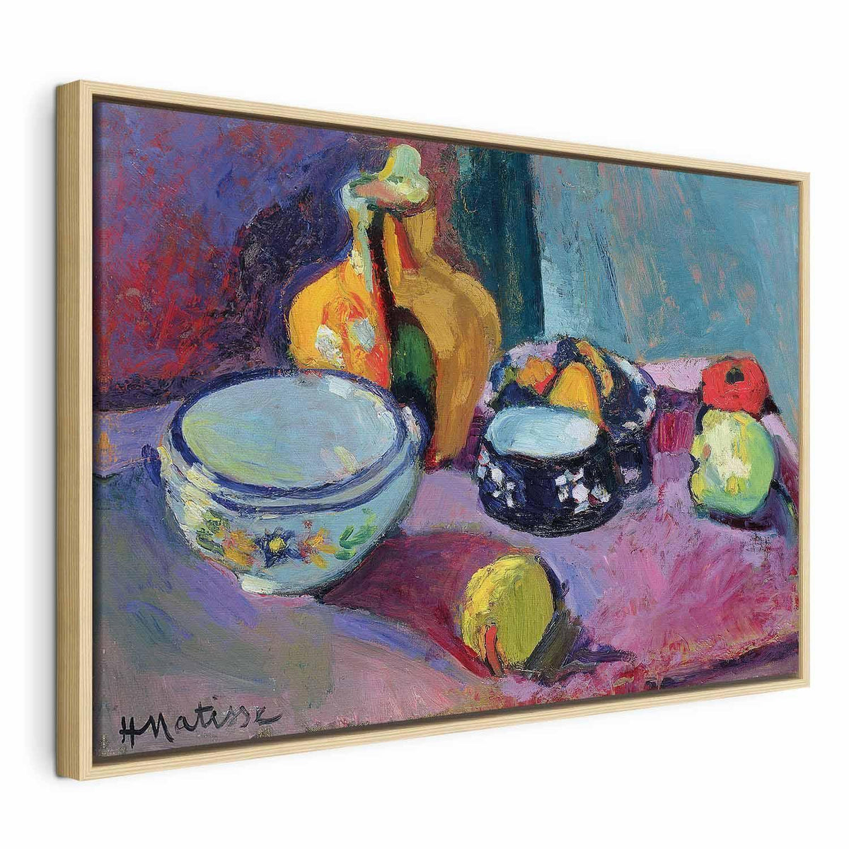 Leinwandbild - Henri Matisse – Dishes and Fruit