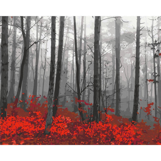 Malen nach Zahlen - Naked Trees