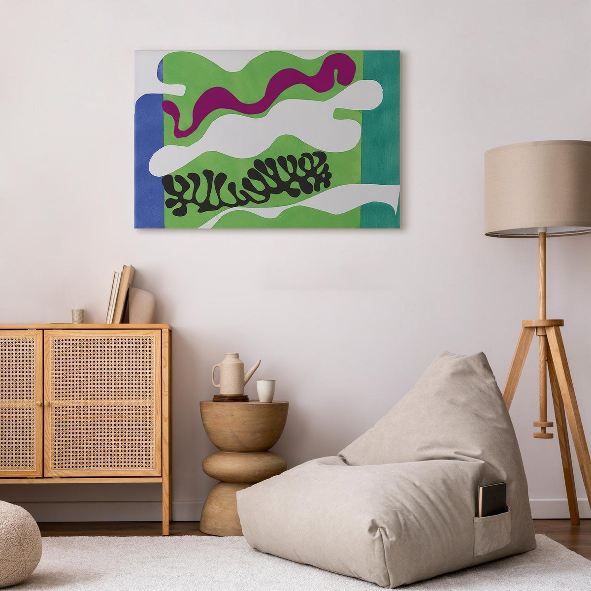 Leinwandbild - Henri Matisse – Lagoon II (from Jazz)