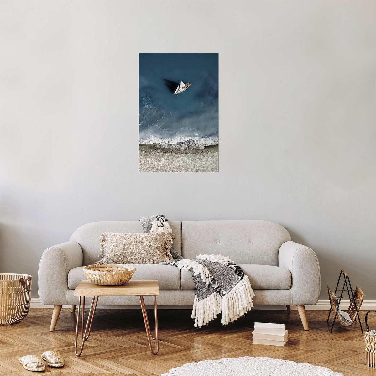 Poster - Yacht on the Sea