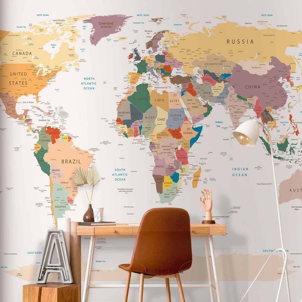 Fototapete - World Map