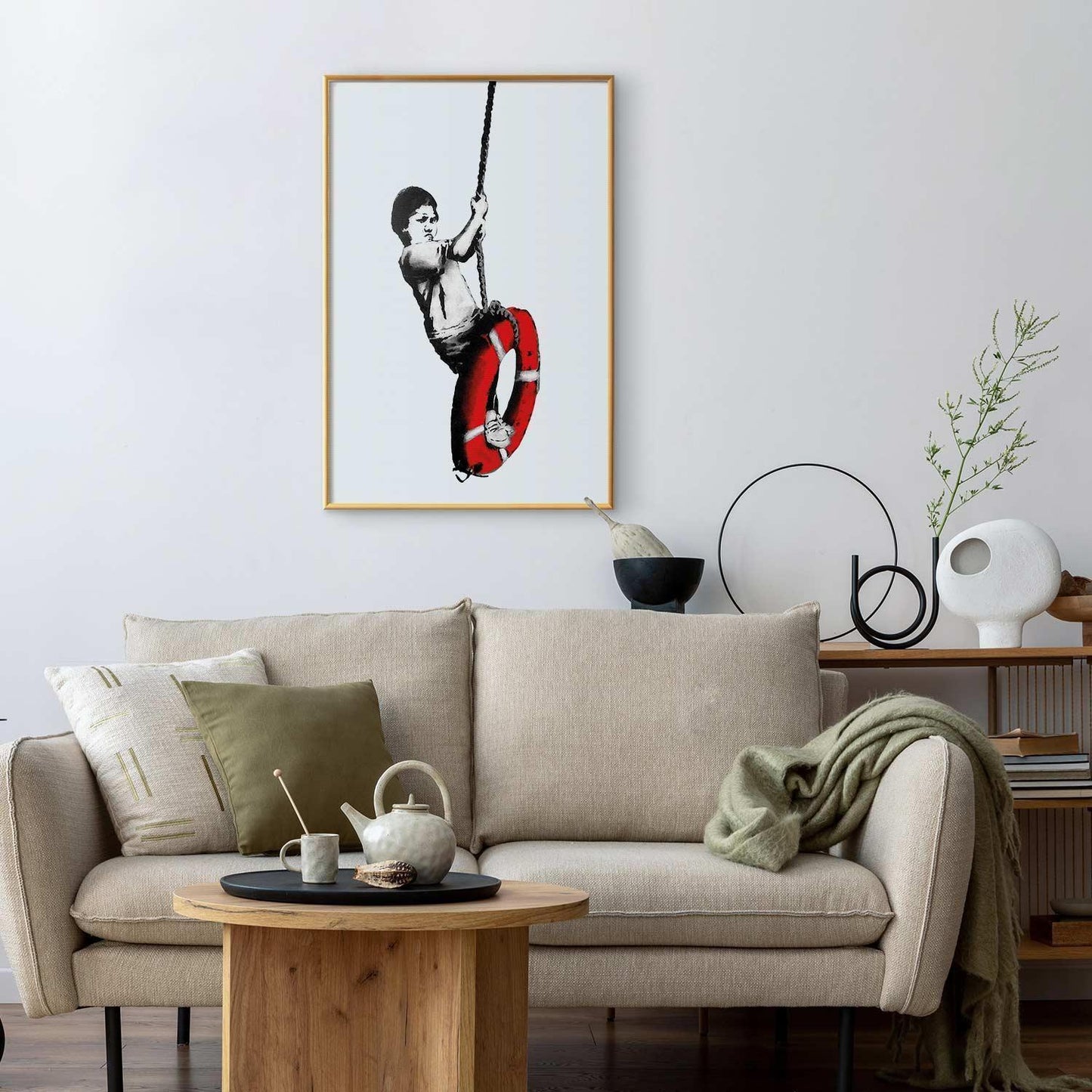 Poster - Banksy: Boy on a Rope Artgeist