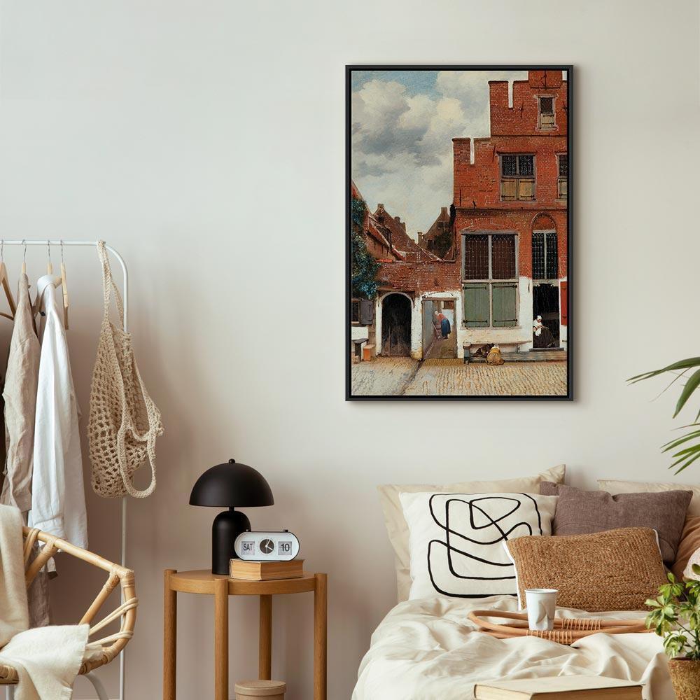 Leinwandbild - Jan Vermeer – The Little Street