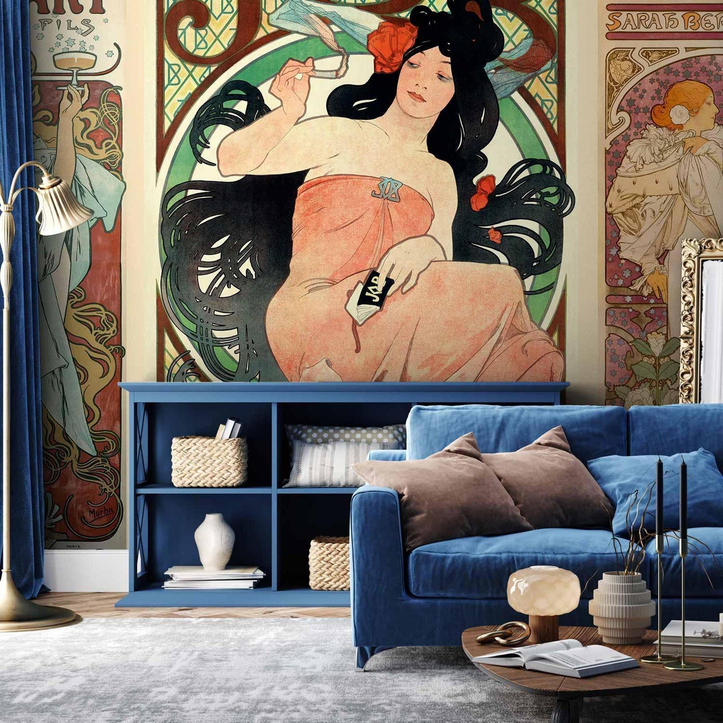 Fototapete „Alphonse Mucha – Women’s“ – Jugendstilkunst für Ihr Zuhause