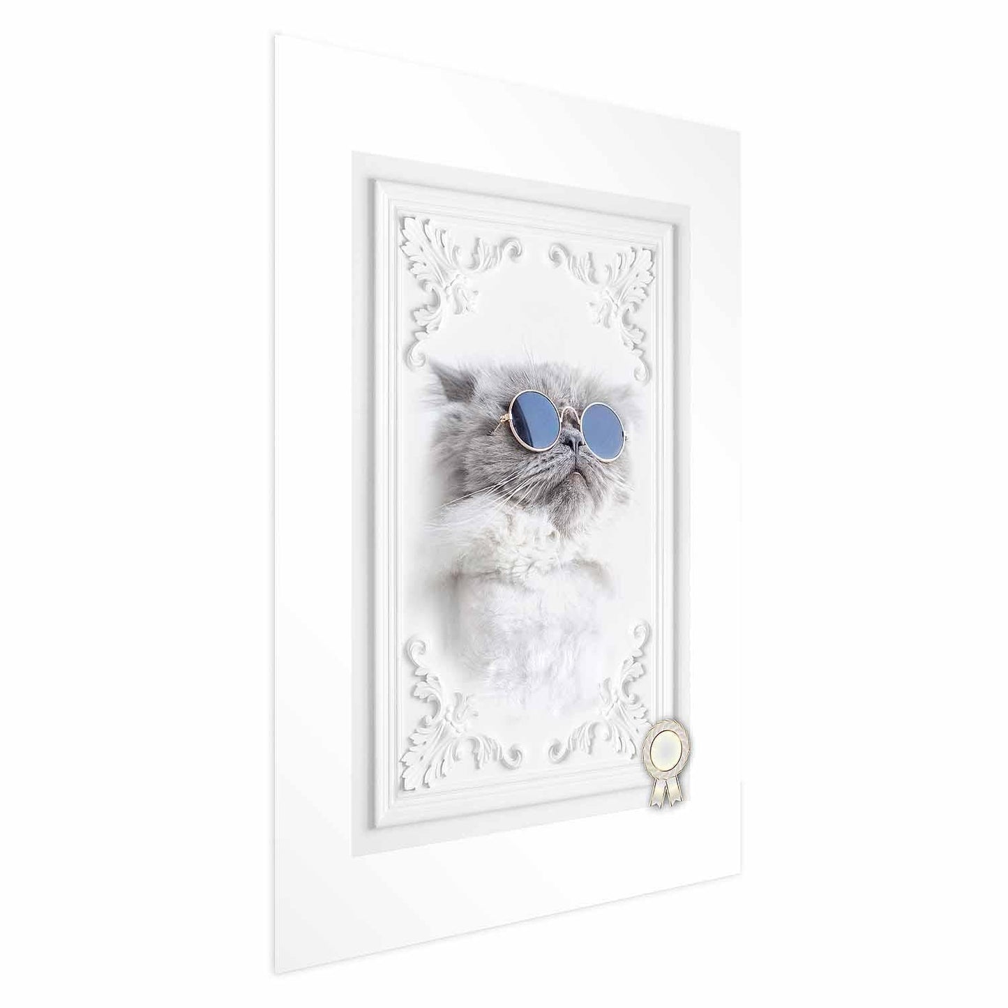 Poster - Cat in Glasses Artgeist