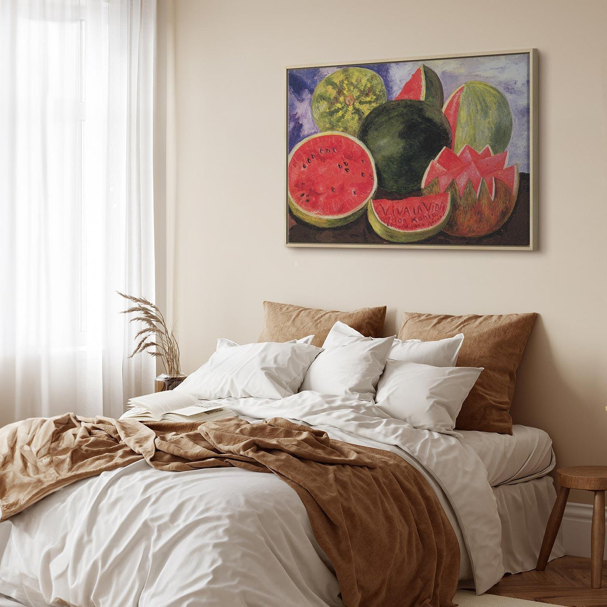Leinwandbild - Frida Kahlo – Viva la Vida