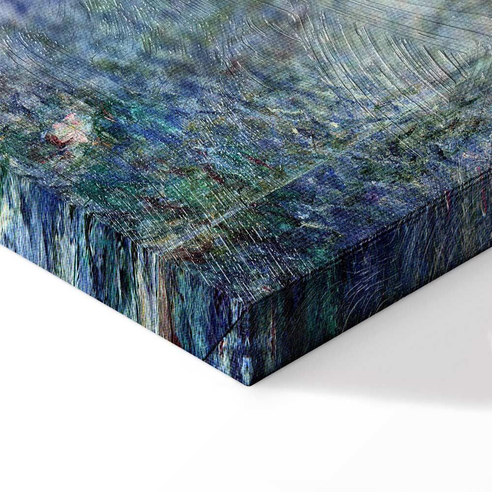 Leinwandbild - Claude Monet – The Water Lilies – Clear Morning with Willows