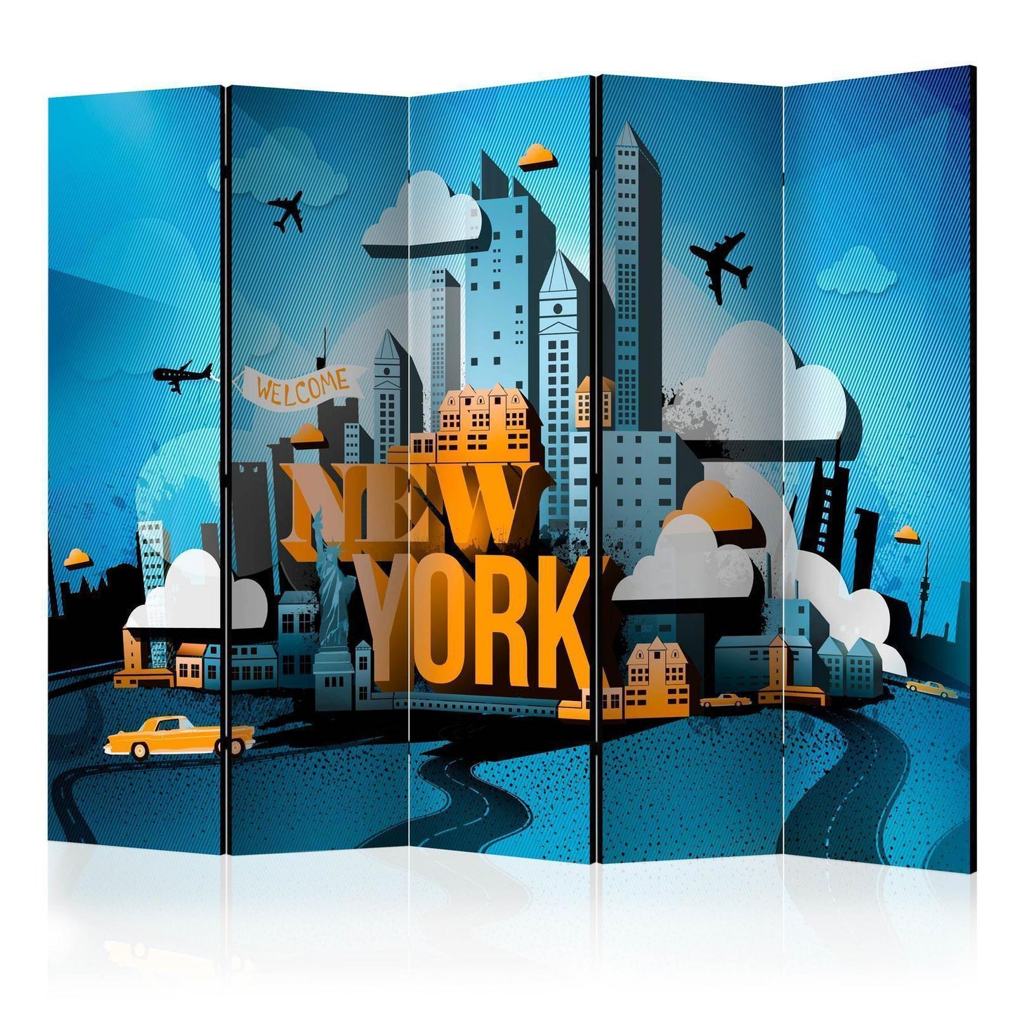 Paravent - New York - welcome II Artgeist