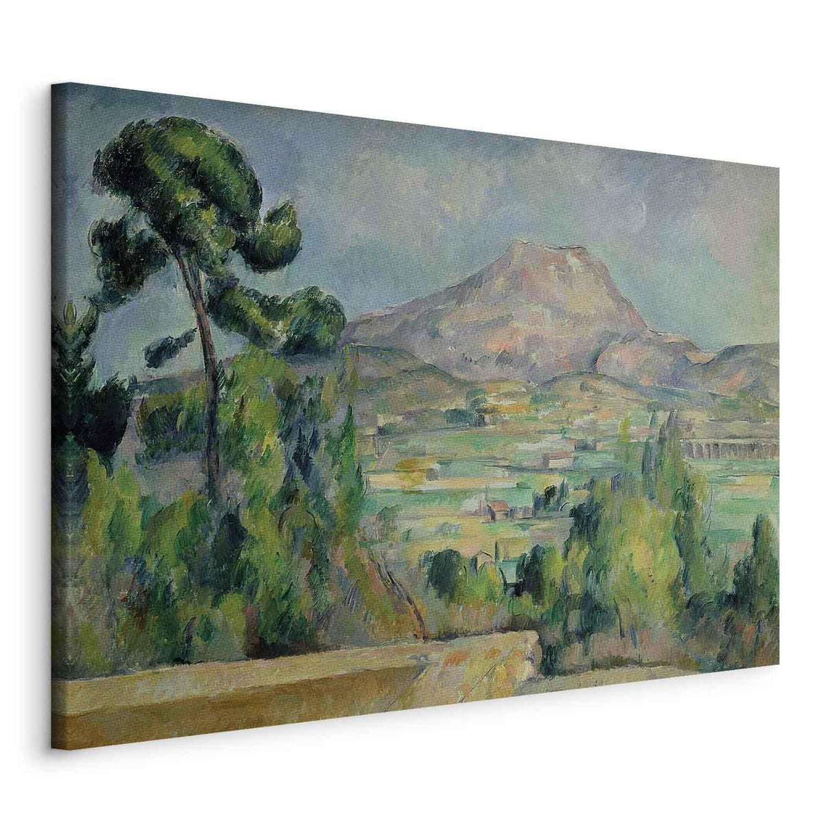 Leinwandbild - Paul Cézanne – Mount Saint Victoria