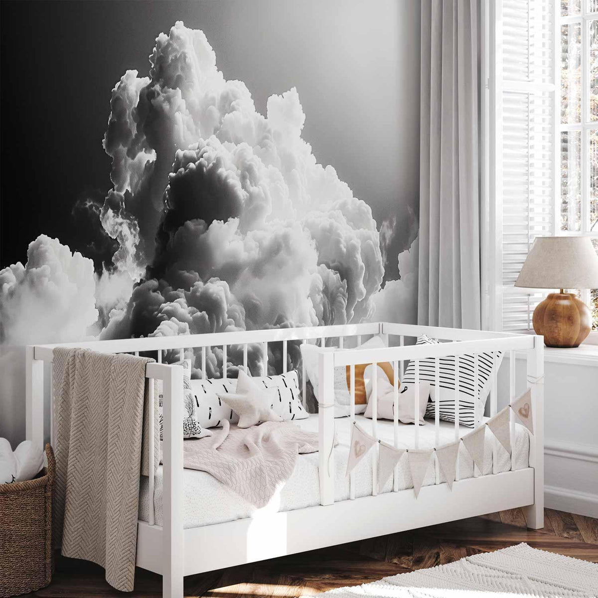 Fototapete - Clouds Like from Dreams: Let the Sun Illuminate Your Day – A Visual Feast