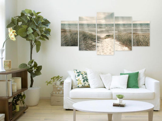 Acrylglasbild - Quiet Beach