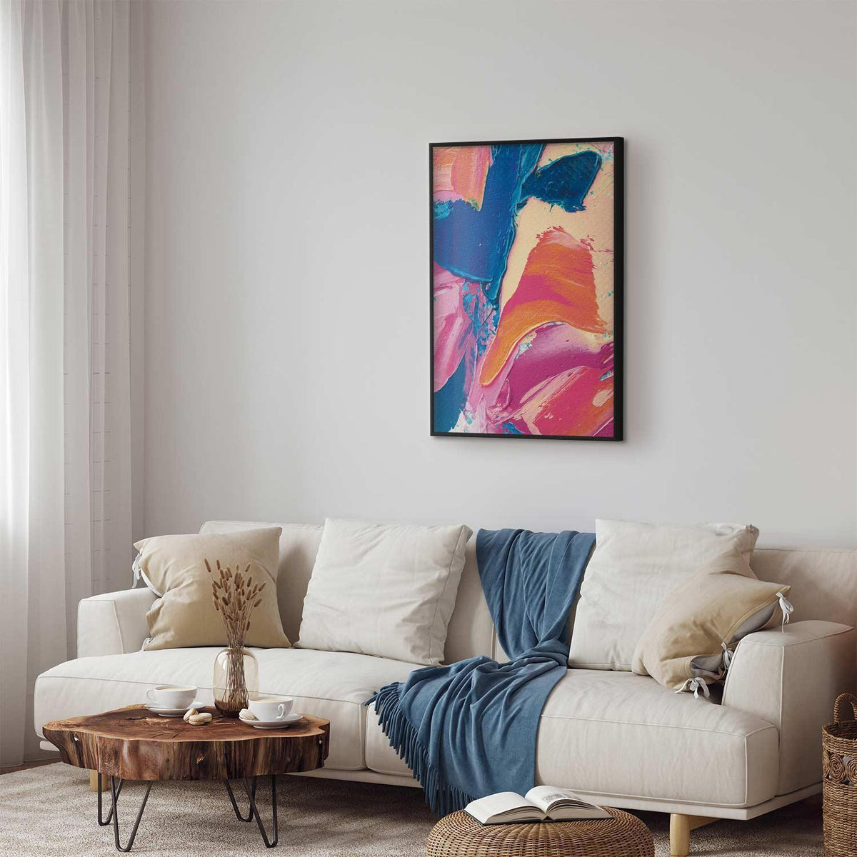 Poster - Colorful Expression - strong contrasts in an energetic composition