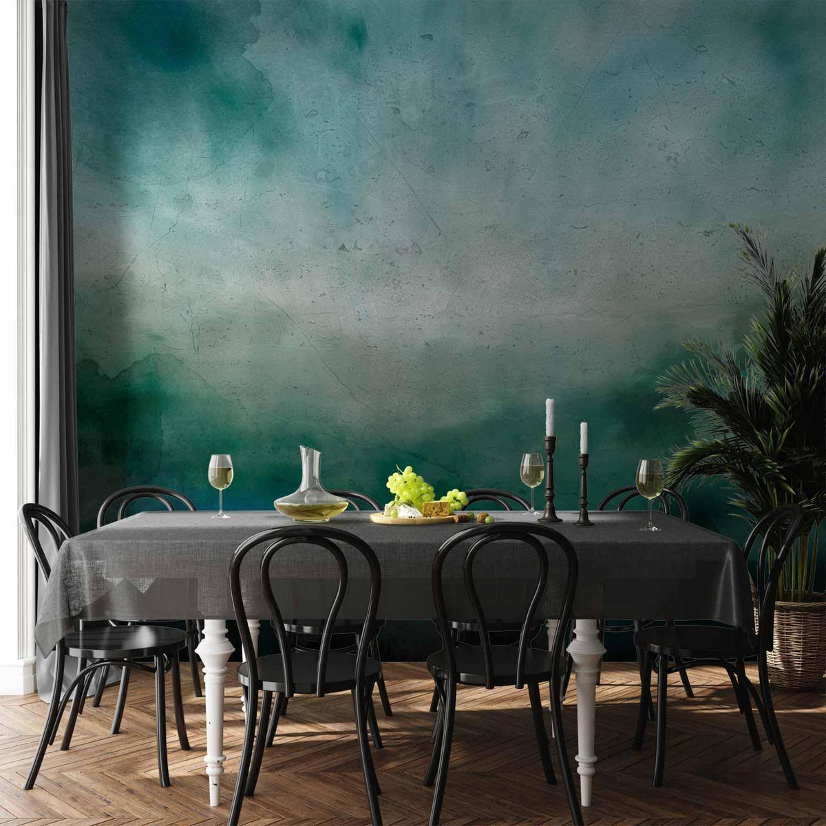 Fototapete - Malachite Landscape
