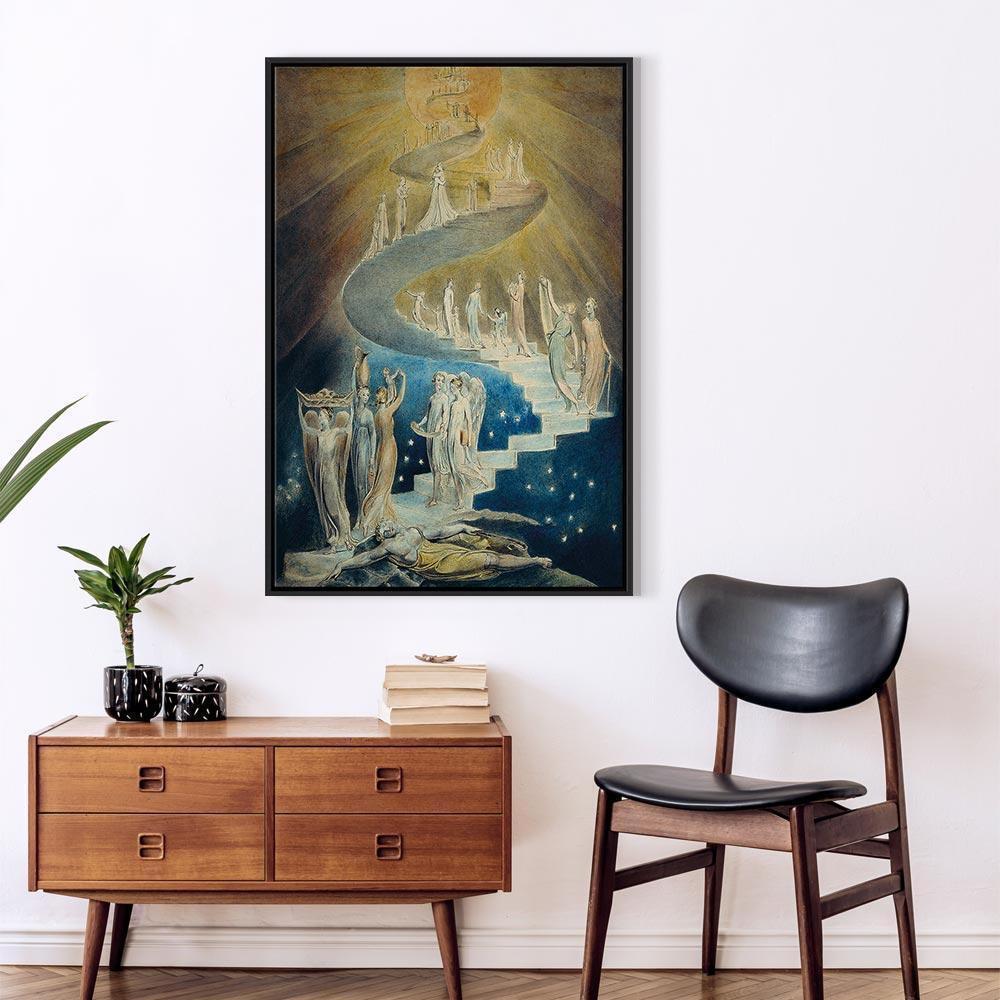 Leinwandbild Jakobsleiter William Blake – Religiöse Kunstgeschichte
