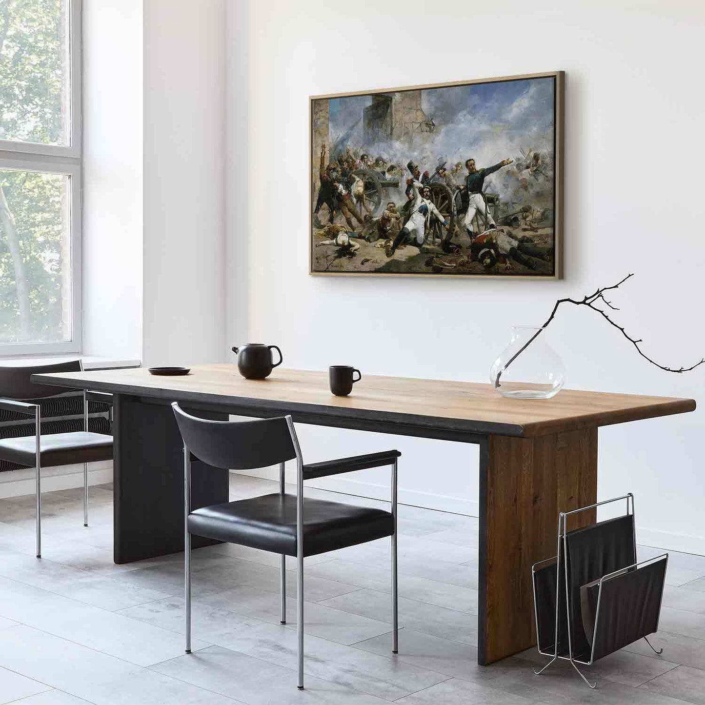 Leinwandbild - The death of Pedro Velarde y Santillán during the defence of the Monteleon Artillery Barracks (Joaquín Sorolla y Bastida) Artgeist