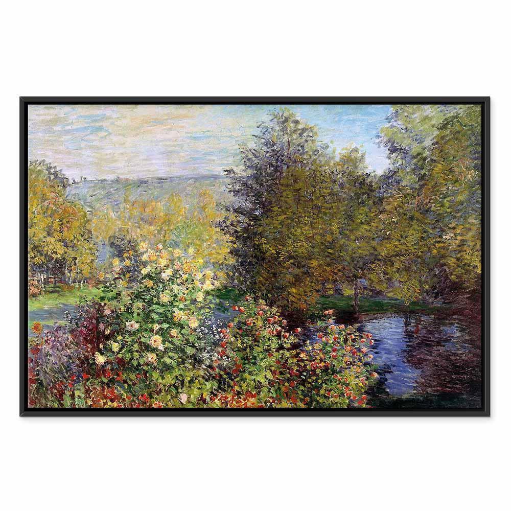 Leinwandbild - Claude Monet – Garden at Montgeron (detail)
