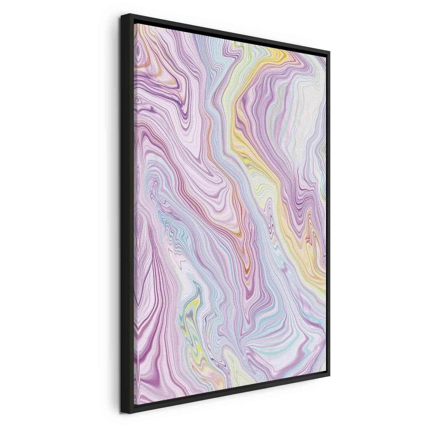 Leinwandbild - Colorful Dream - Abstract Shapes in Pastel Colors Artgeist