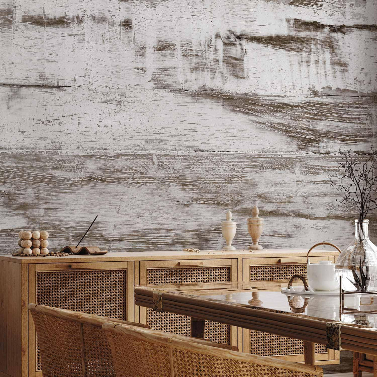 Fototapete - Shabby Chic Wood