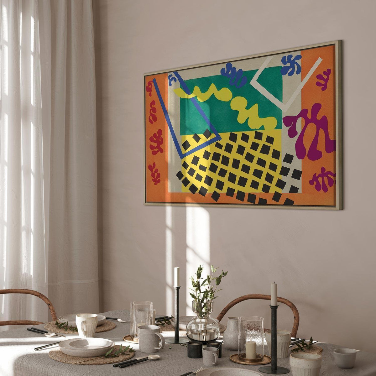 Leinwandbild - Henri Matisse – The Codomas (from Jazz)