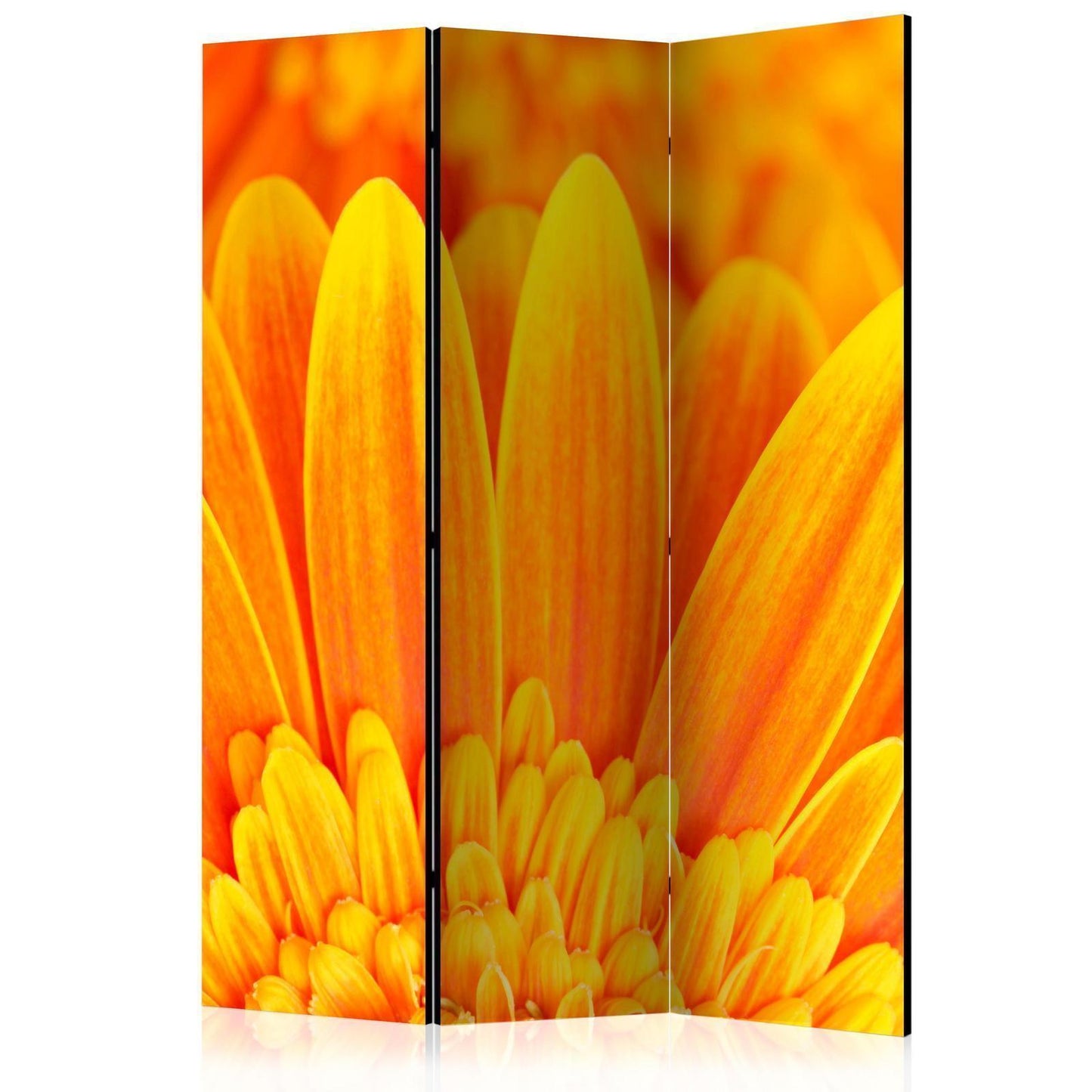Paravent - Yellow gerbera daisies Artgeist