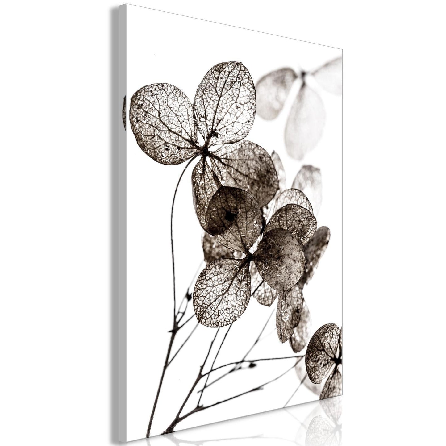Leinwandbild - Transparent Clover (1 Part) Vertical Artgeist