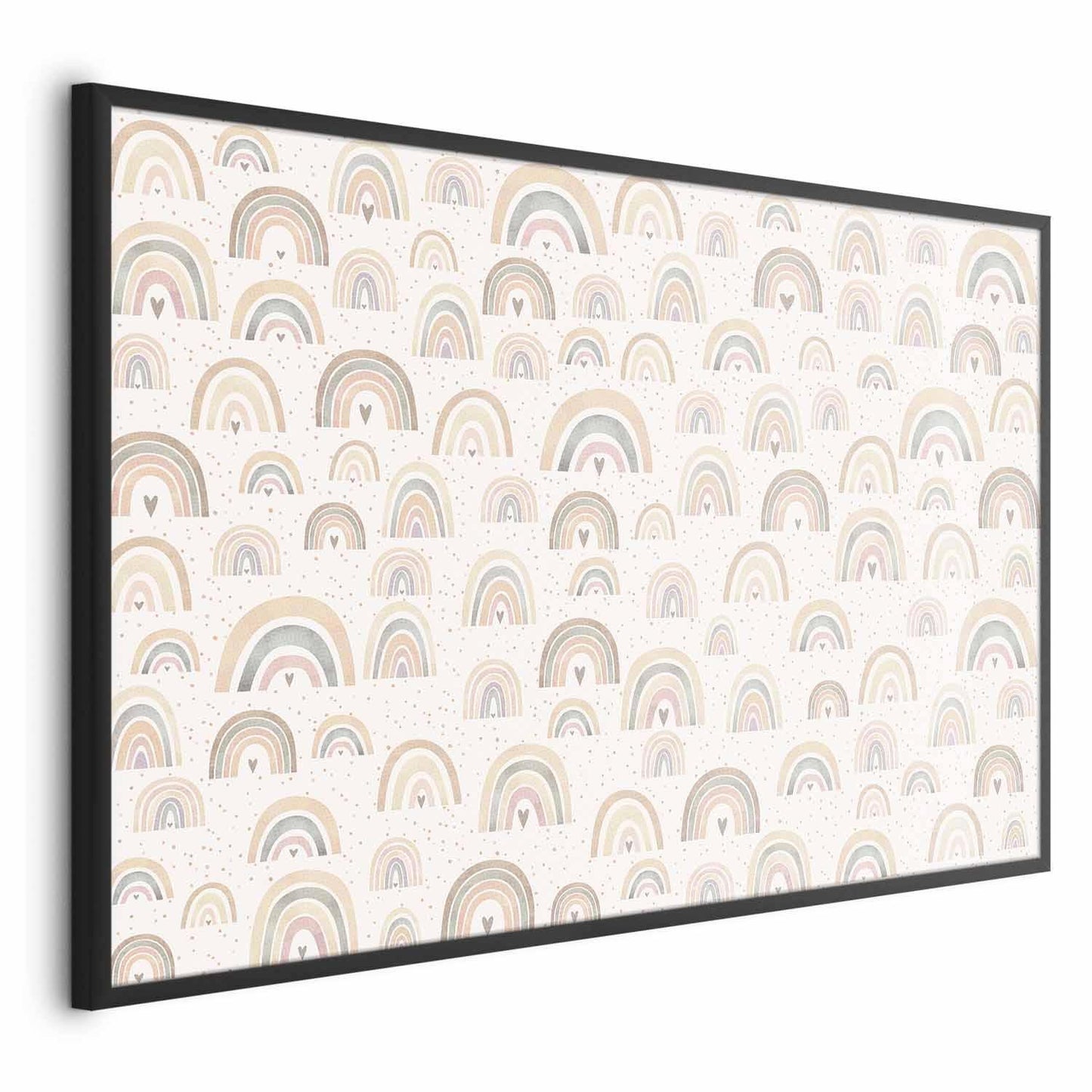Poster - Rainbows and Hearts Artgeist