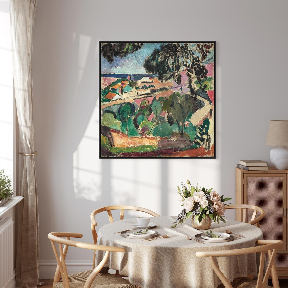 Leinwandbild - Henri Matisse – Landscape at Collioure