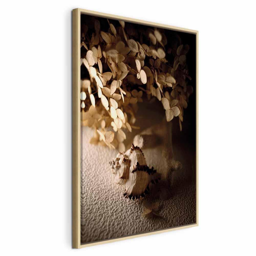 Leinwandbild - Humming Seashell (1 Part) Vertical
