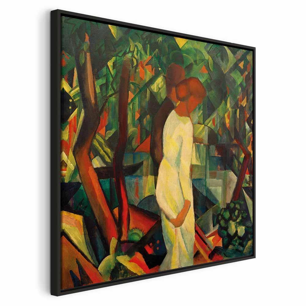 Leinwandbild - August Macke – Paar im Wald