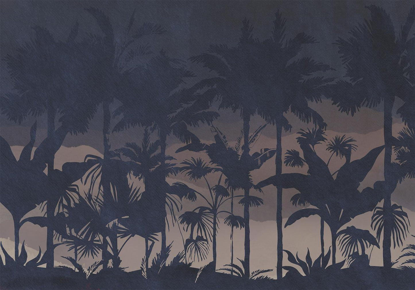 Fototapete - Jungle at Night Artgeist