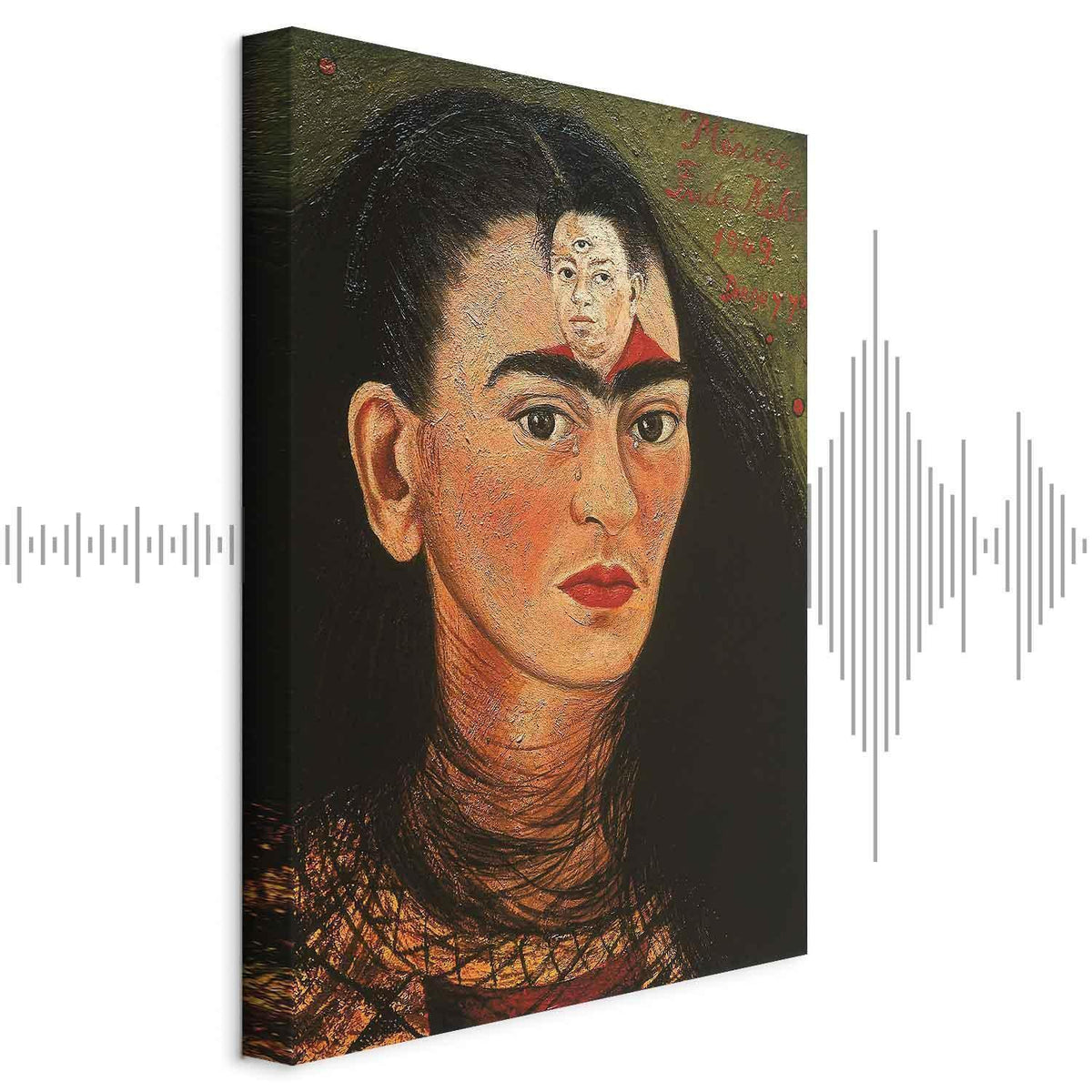 Leinwandbild - Frida Kahlo – Diego and I