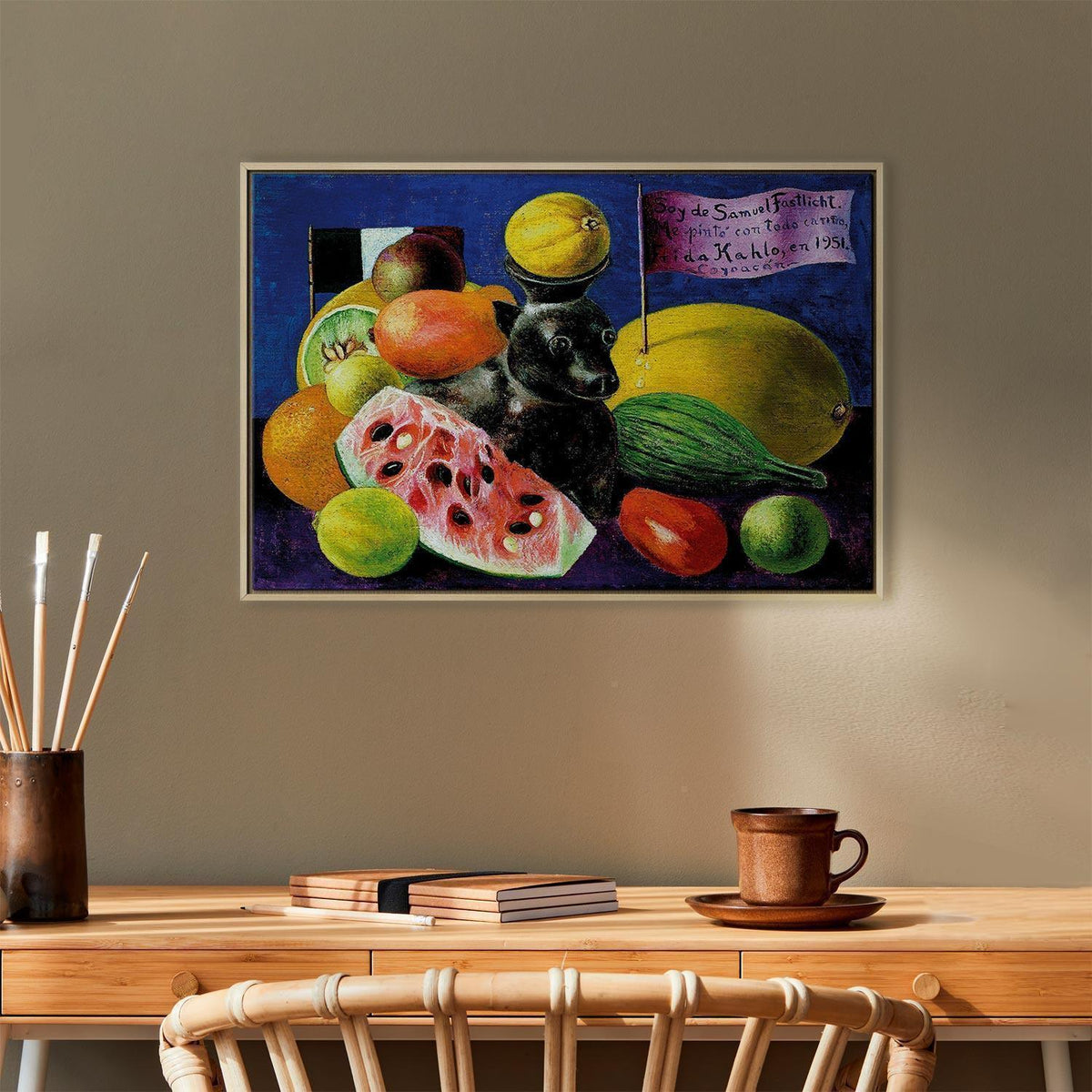 Leinwandbild - Frida Kahlo – Still Life