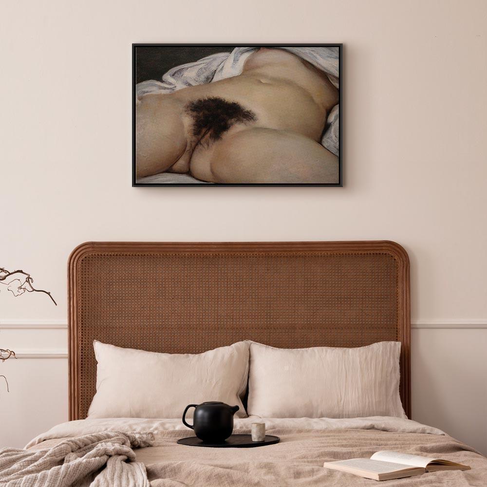 Leinwandbild - Gustave Courbet – The Origin of the World