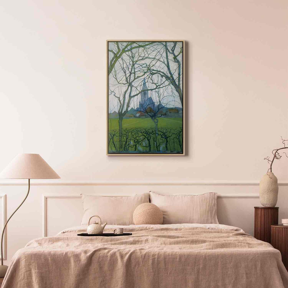Leinwandbild - Piet Mondrian – St Jacob's Church