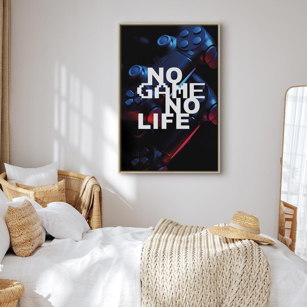 Leinwandbild No Game No Life Bunt – Gaming Wandkunst