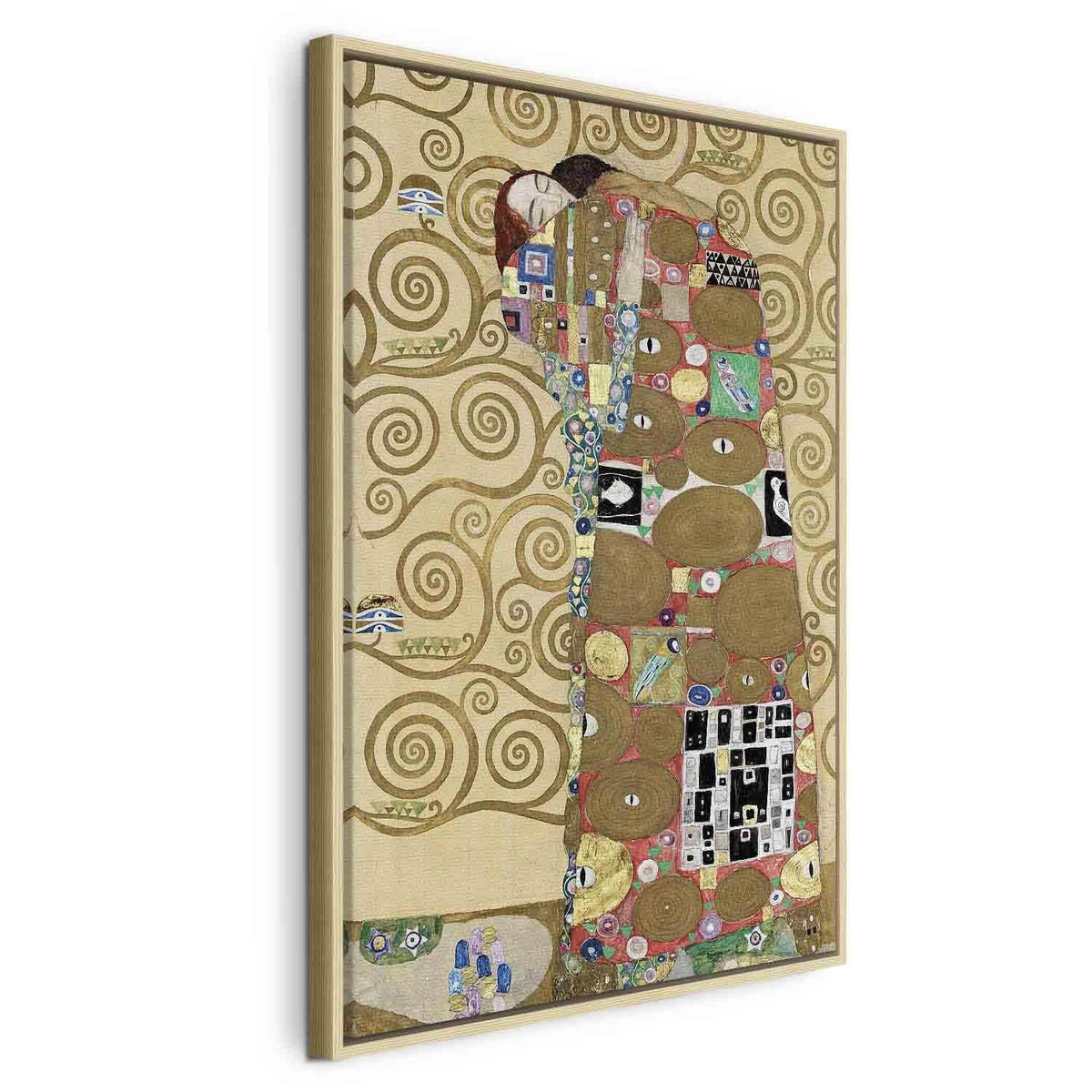 Leinwandbild - Gustav Klimt – The Fulfillment