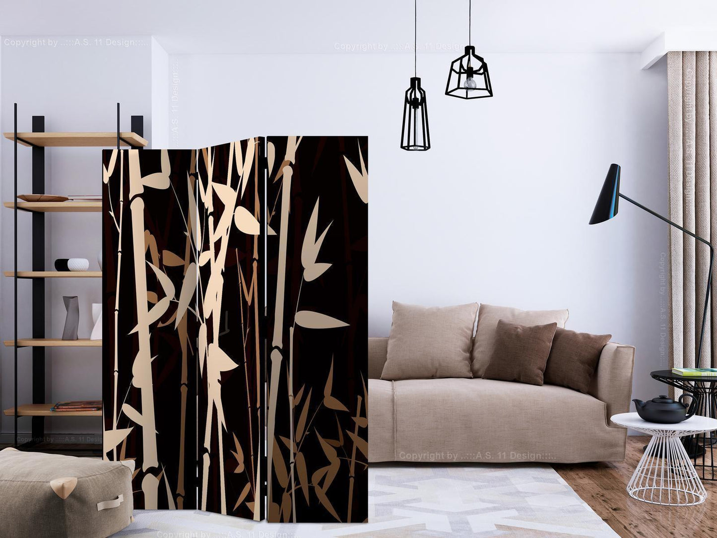 Paravent - Bamboos Artgeist