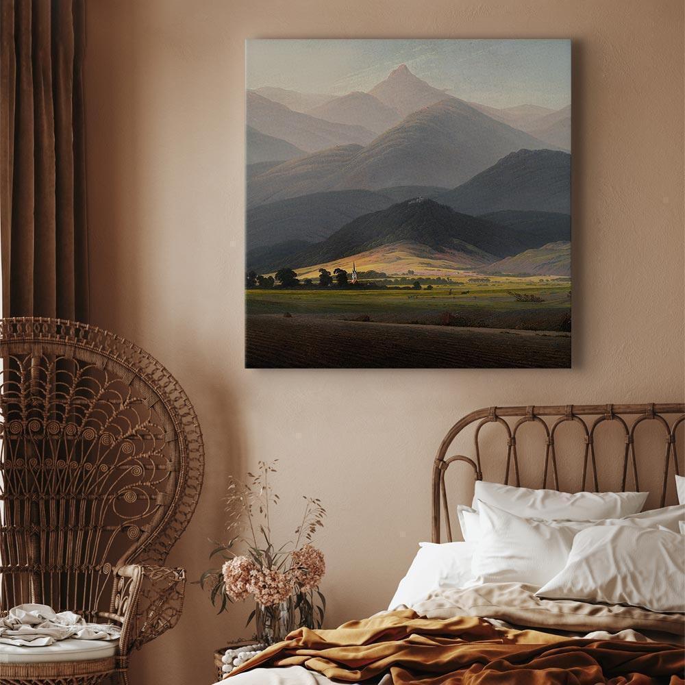 Leinwandbild - Caspar David Friedrich – The Great Mountains