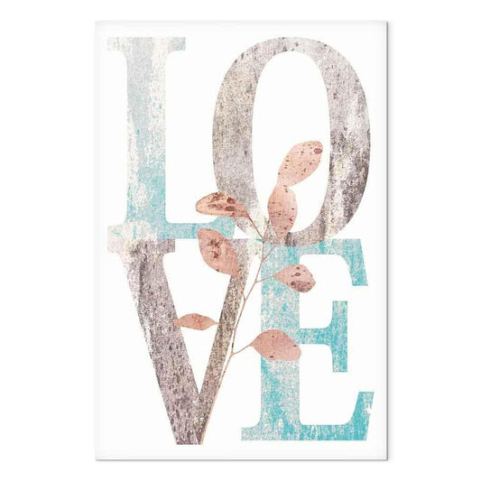 Leinwandbild - Flourishing Letters (1 Part) Vertical